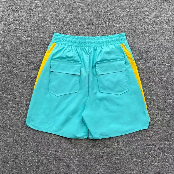 Letter Embroidery Color Block Casual Unisex American High Street Beach Sports Shorts 4 colors 29315534