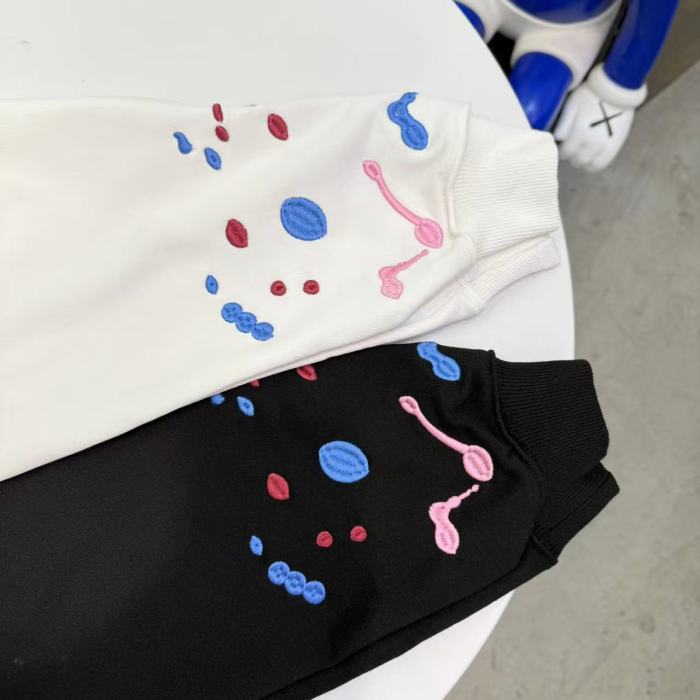 Colorful Candy Embroidery Splash Ink Hoodie 2 colors 29319476