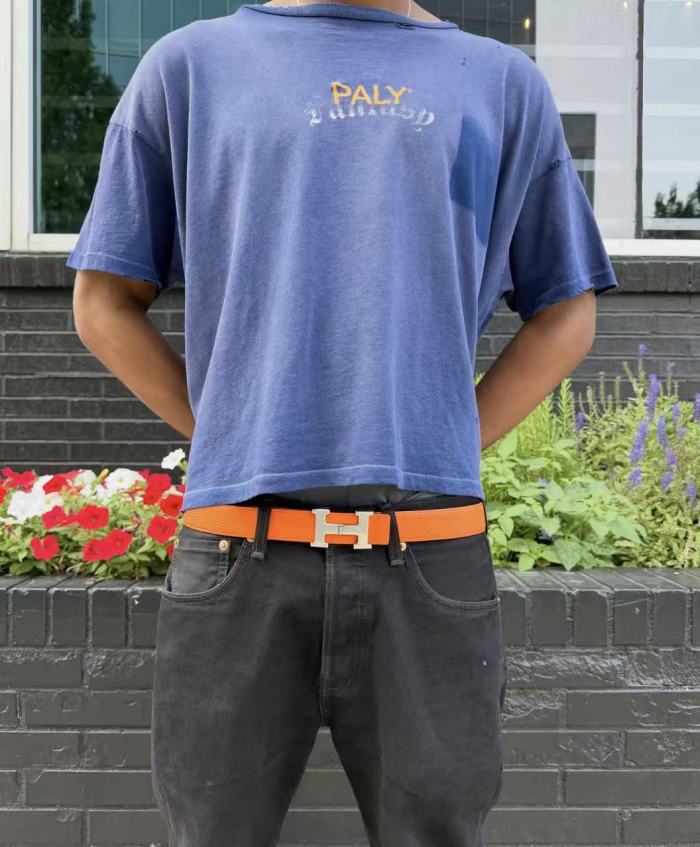 [Big & Tall for weights up to 260 lbs]1:1 quality version Worn Logo Print Washed Tee 2 colors 29319594