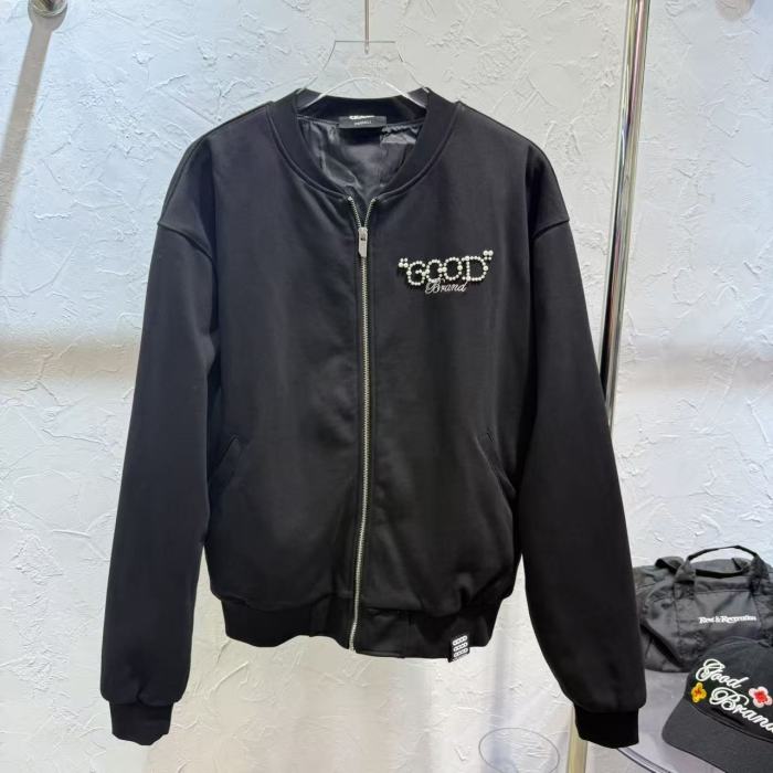 Pearl Logo Embroidery Baseball Collar Zip Jacket 2 colors 29319482