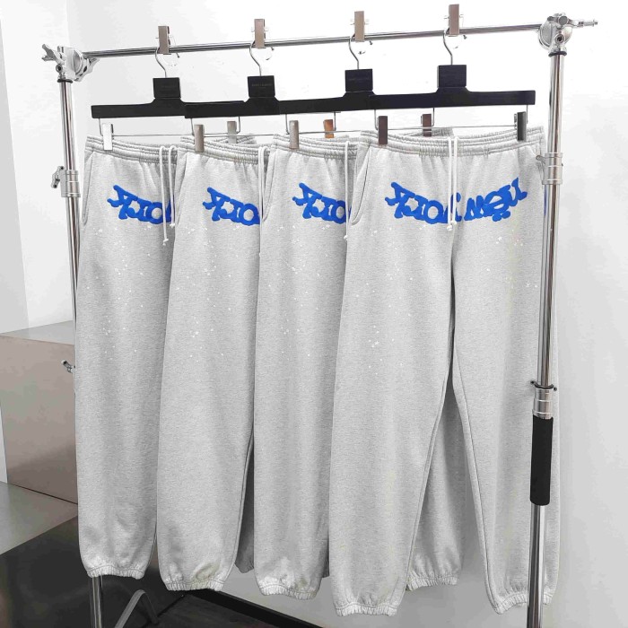 [Big & Tall for weights up to 220 lbs]1:1 quality version Blue New York Orange Mesh Print Hoodie & Pants Set 29319553