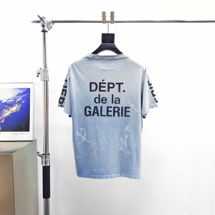 [Big & Tall for weights up to 260 lbs]1:1 quality version Vertical Letter Spray Print Washed Tee 2 colors 29319570
