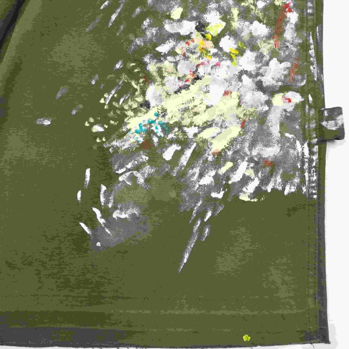 [Big & Tall for weights up to 260 lbs]1:1 quality version Full Paint Splatter Dark Green Shorts 29319572