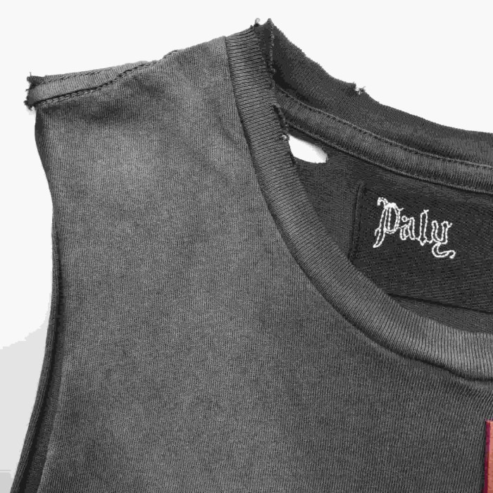 [Big & Tall for weights up to 260 lbs]1:1 quality version Thriller Night Print Washed Vest 29319593