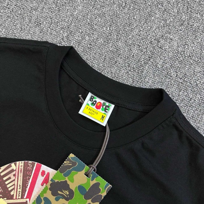 1:1 quality version Valentine's Day Limited Chocolate Wrapper Collage Print Tee 2 colors 29321680