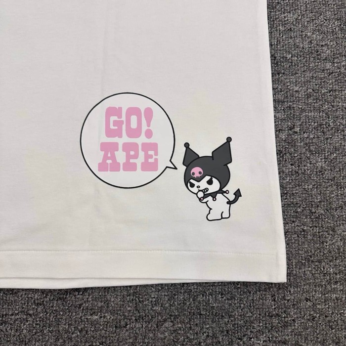 1:1 quality version Sanrio Co-branded Four Characters Print Tee 4 colors 29321682