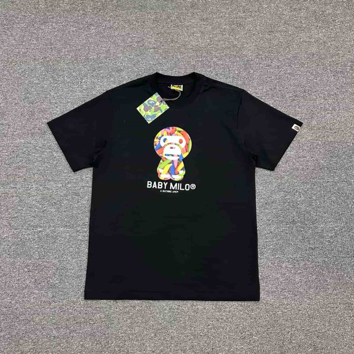 1:1 quality version Rainbow Banana Cartoon Milo Print Tee 2 colors 29321675