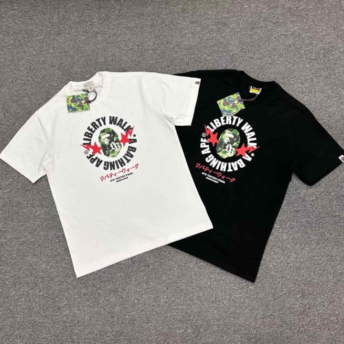 1:1 quality version Liberty Walk Co-branded Circular Letter Ape Head Print Tee 2 colors 29321674