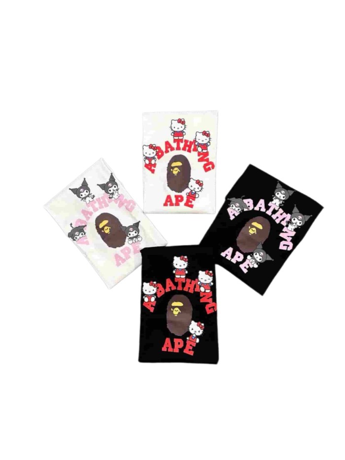 1:1 quality version Sanrio Co-branded Four Characters Print Tee 4 colors 29321682