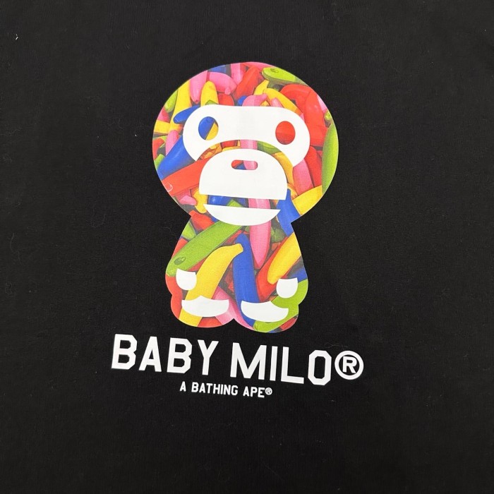 1:1 quality version Rainbow Banana Cartoon Milo Print Tee 2 colors 29321675