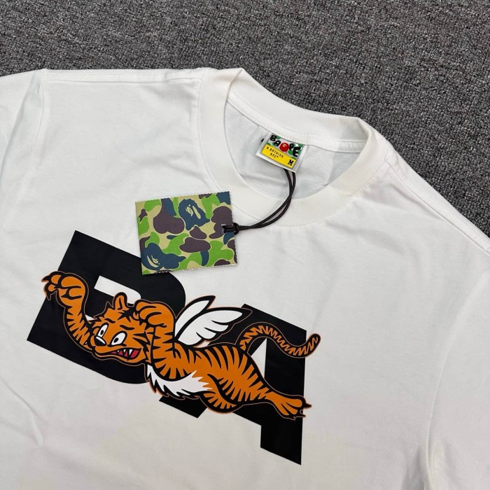 1:1 quality version Flying Tiger BA Letter Print Tee 2 colors 29321676