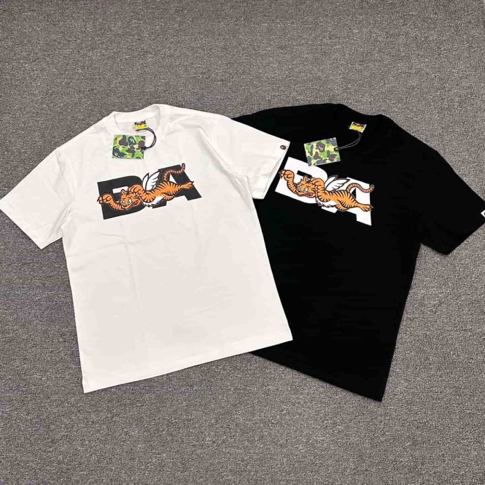 1:1 quality version Flying Tiger BA Letter Print Tee 2 colors 29321676