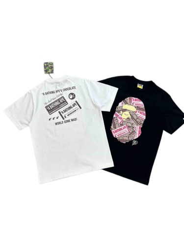 1:1 quality version Valentine's Day Limited Chocolate Wrapper Collage Print Tee 2 colors 29321680