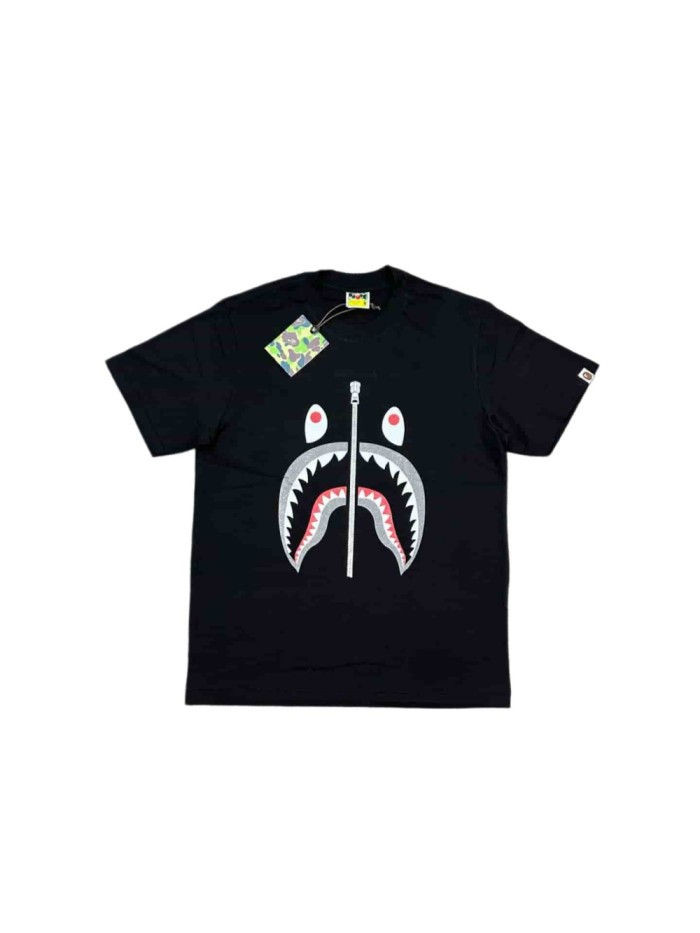 1:1 quality version Shark Zip Glitter Print Tee 29321683