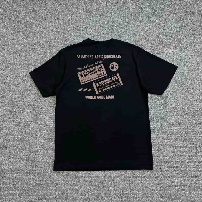 1:1 quality version Valentine's Day Limited Chocolate Wrapper Collage Print Tee 2 colors 29321680