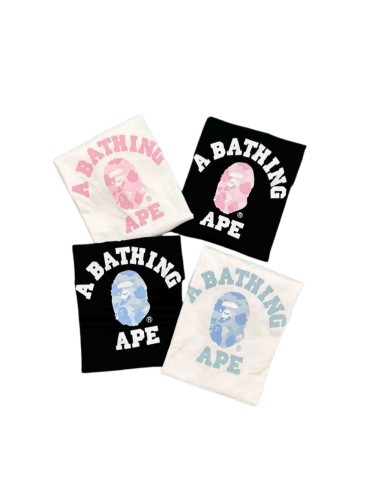 1:1 quality version Summer Refreshing Camo Ape Head Print Tee 4 colors 29321673