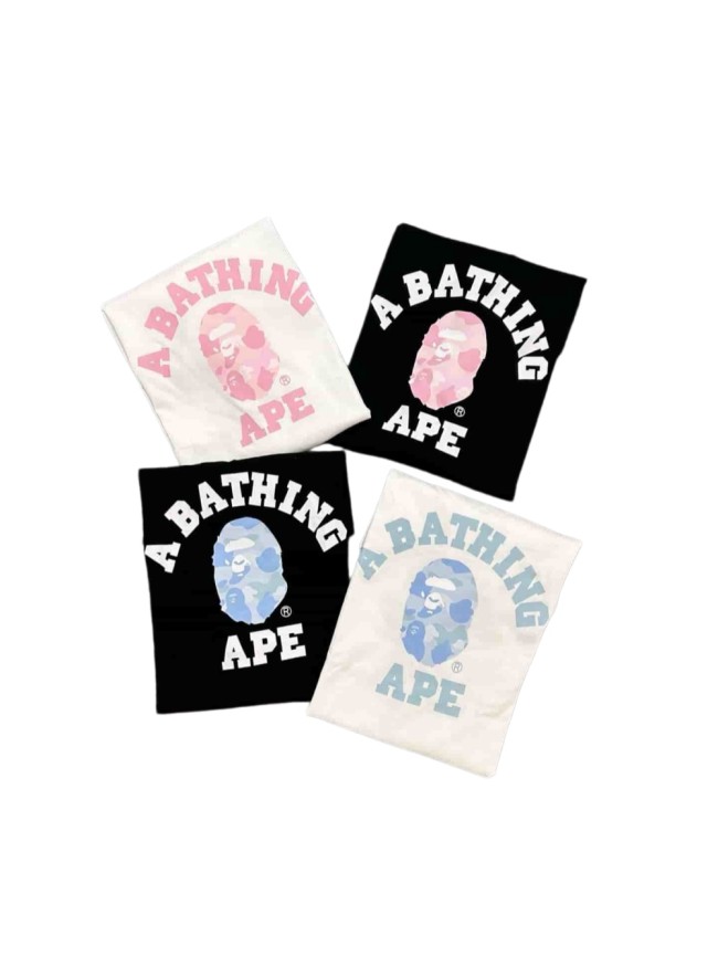 1:1 quality version Summer Refreshing Camo Ape Head Print Tee 4 colors 29321673