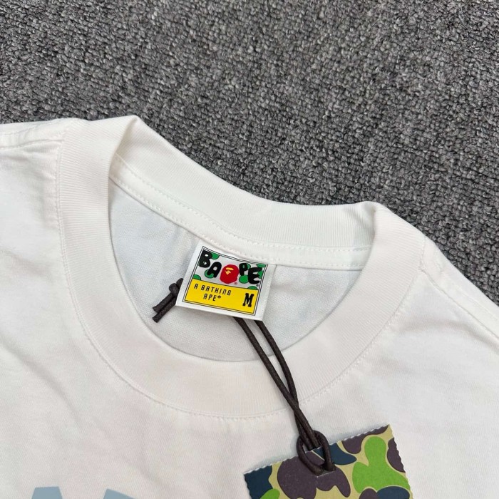 1:1 quality version Summer Refreshing Camo Ape Head Print Tee 4 colors 29321673