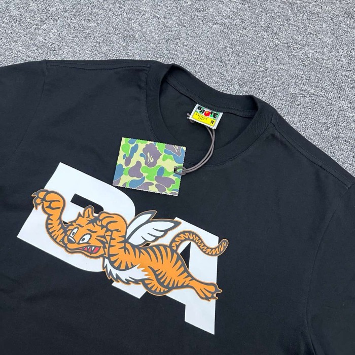 1:1 quality version Flying Tiger BA Letter Print Tee 2 colors 29321676