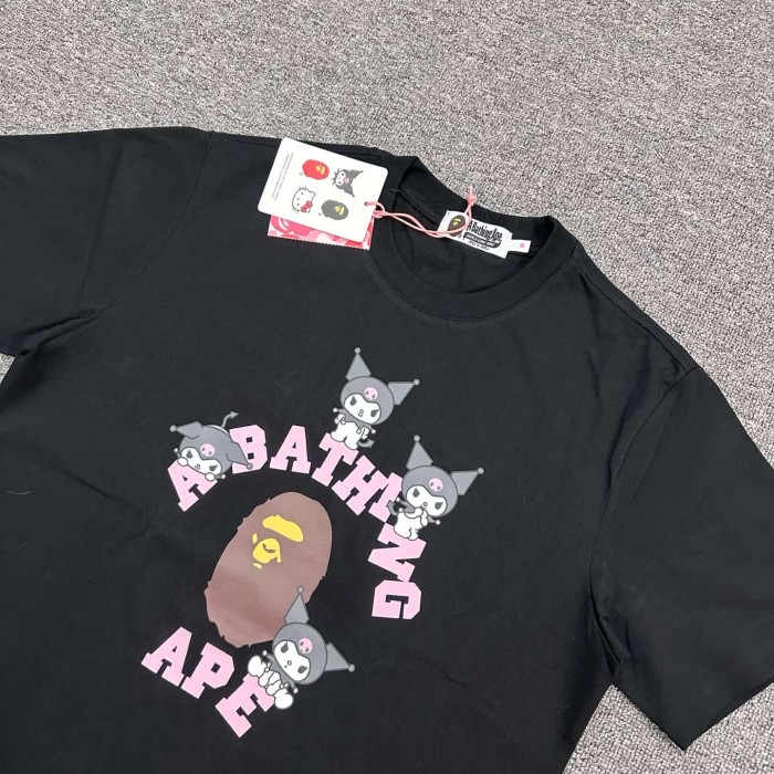 1:1 quality version Sanrio Co-branded Four Characters Print Tee 4 colors 29321682