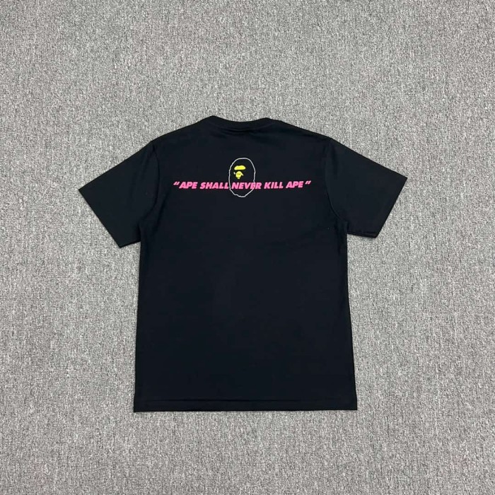 1:1 quality version Watermelon Color Camo Ape Head Print Tee 2 colors 29321684