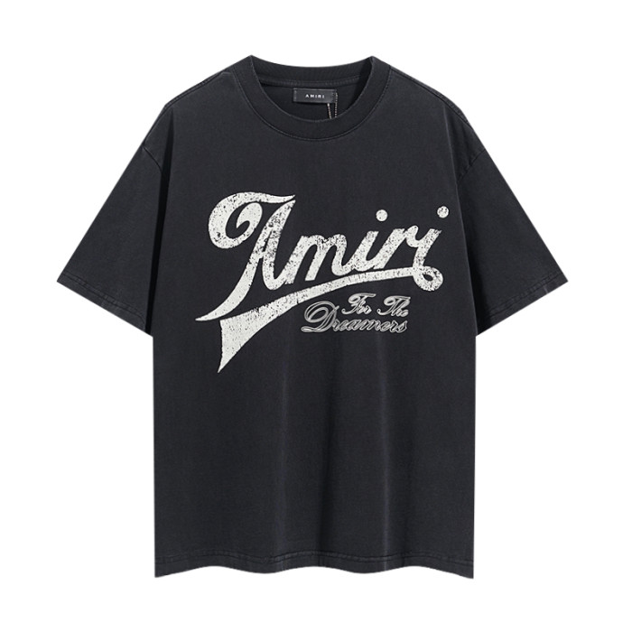 The Good Life Cursive Letter Double Side Print Washed Tee 2 colors 29323003