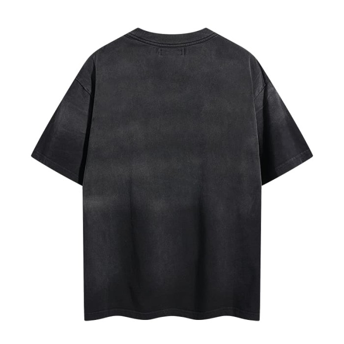 Treble Clef Handwritten Cursive Chest Print Washed Tee 29322993