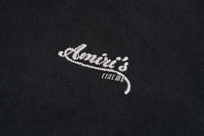 Cinema Address Cursive Slogan Double Side Print Washed Tee 29323005