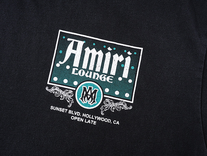 Teal Dot Lounge Sign Double Side Print Washed Tee 29323004