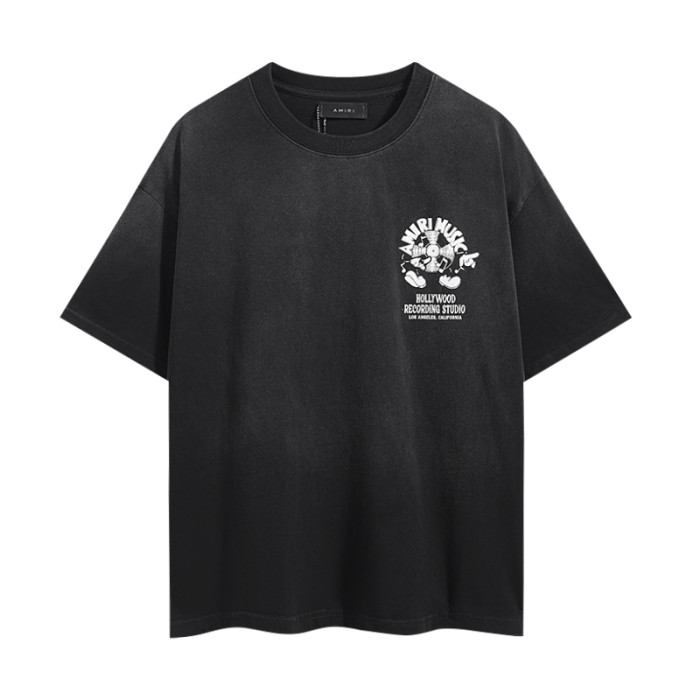 Vinyl Record Note Recording Studio Slogan Double Side Print Washed Tee 29322997