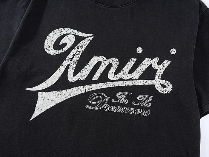 The Good Life Cursive Letter Double Side Print Washed Tee 2 colors 29323003