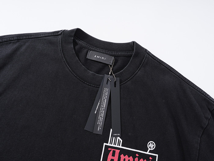 Geometric Red Label Lounge Slogan Double Side Print Washed Tee 29322999