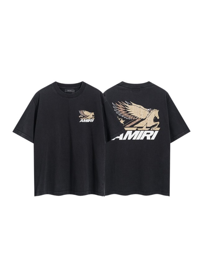 Golden Pegasus Three Star Vintage Double Side Print Washed Tee 29323001
