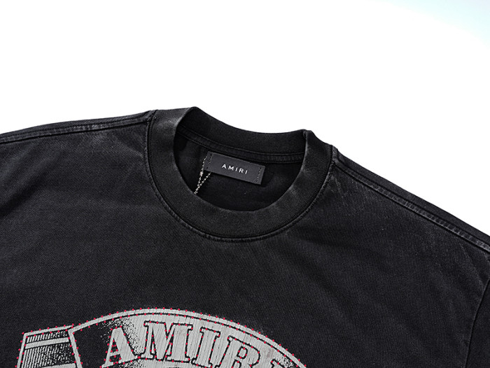 Vintage Wine Label Hollywood Illustration Chest Print Washed Tee 29322991