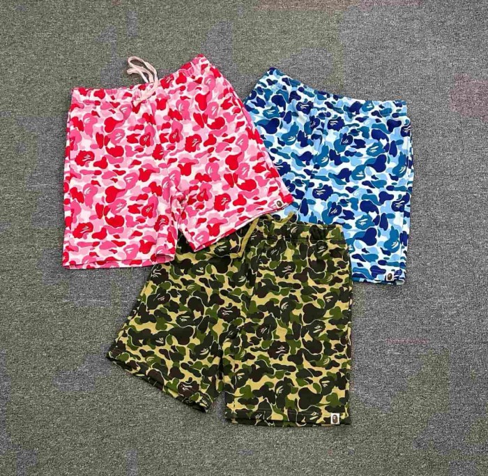 1:1 quality version Camo Elastic Waist Casual Shorts 3 colors 29322792