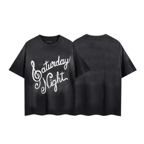 Treble Clef Handwritten Cursive Chest Print Washed Tee 29322993