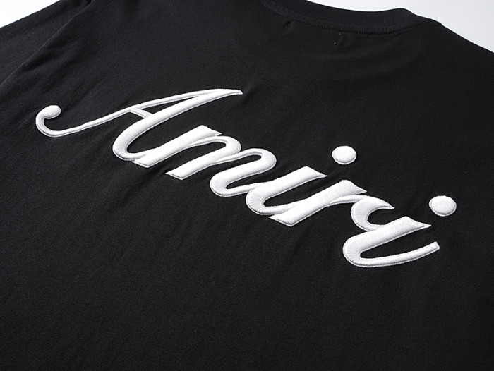 3D Handwritten Cursive Letter Embroidery Tee 29324269