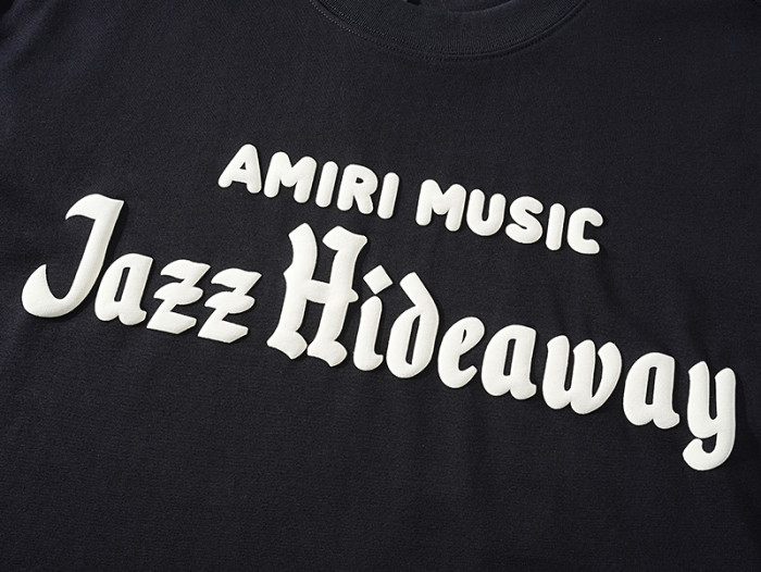 JAZZ HIDEAWAY Gothic Foam Letter Print Tee 2 colors 29324259