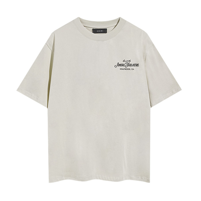 Theater Cursive Letter Double Side Print Tee 2 colors 29324268