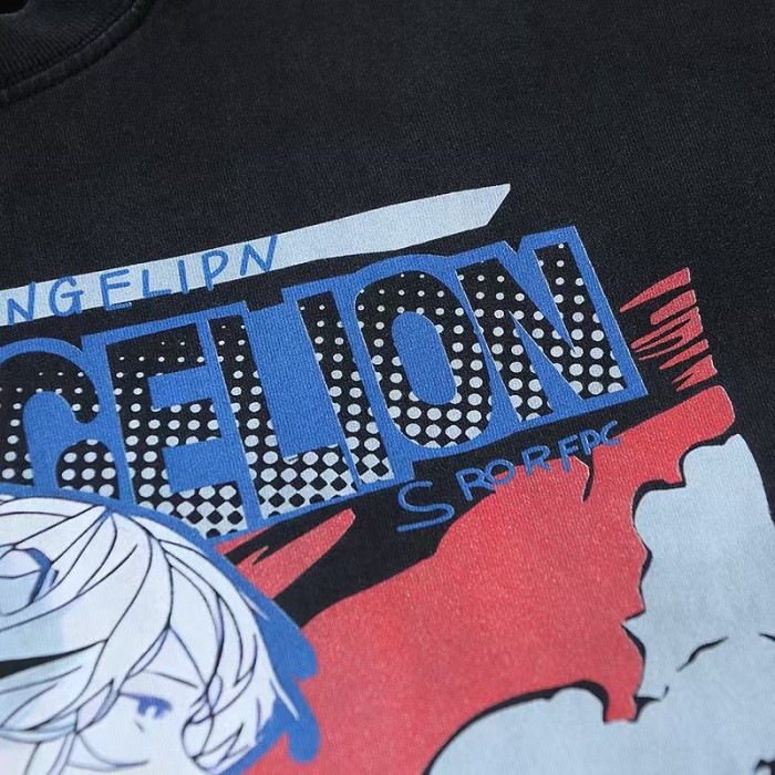 EVA Ayanami Rei Red Blue Contrast Comic Poster Print Tee 29324481