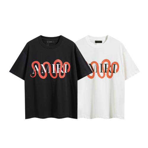 Red Snake Wrapped Letter Chest Print Tee 2 colors 29324266