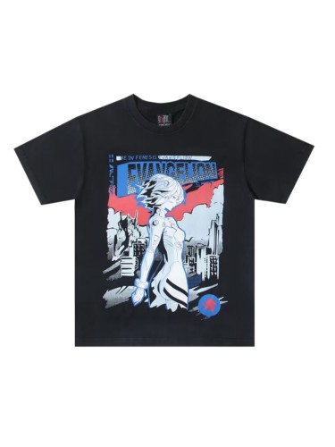 EVA Ayanami Rei Red Blue Contrast Comic Poster Print Tee 29324481