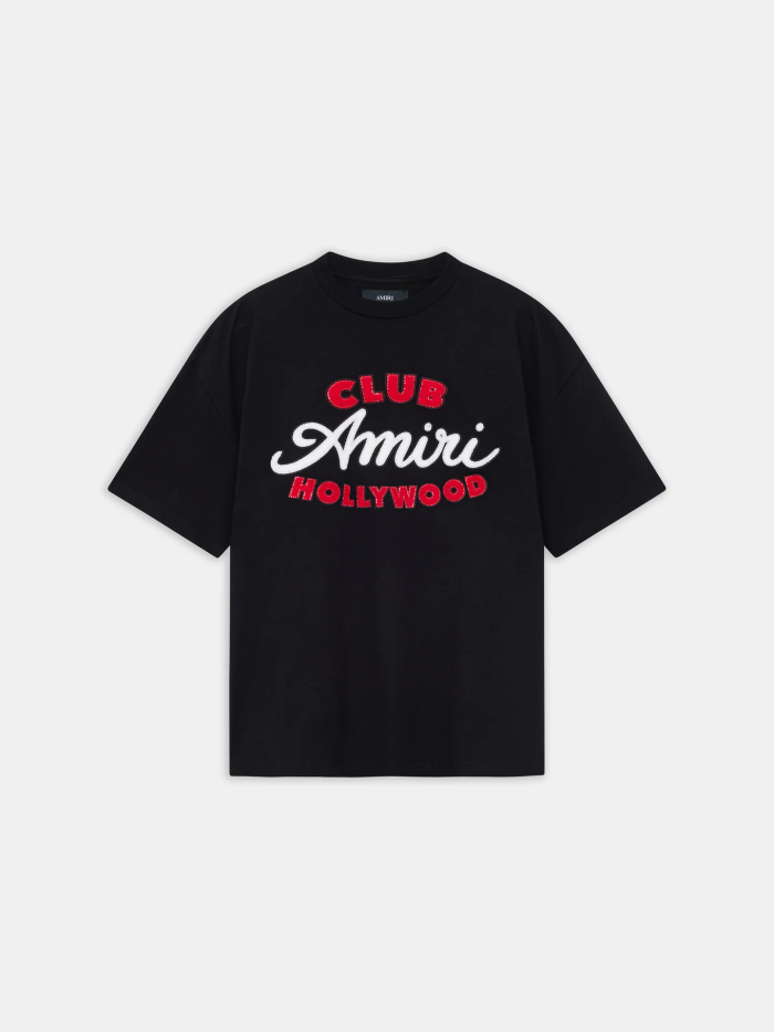 Red Letter Hollywood Club Felt Embroidery Tee 29324281