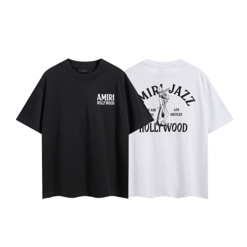 Saxophone Werewolf Curved Slogan Double Side Print Tee 2colors 29324271