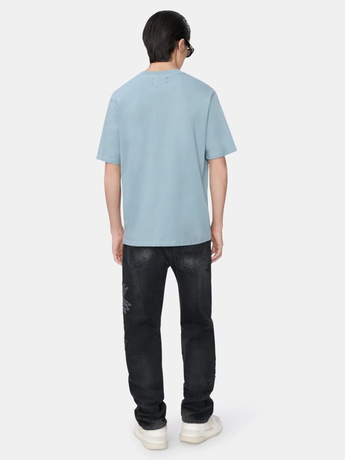 Same Color Foam Chateau Letter Print Tee 29324286