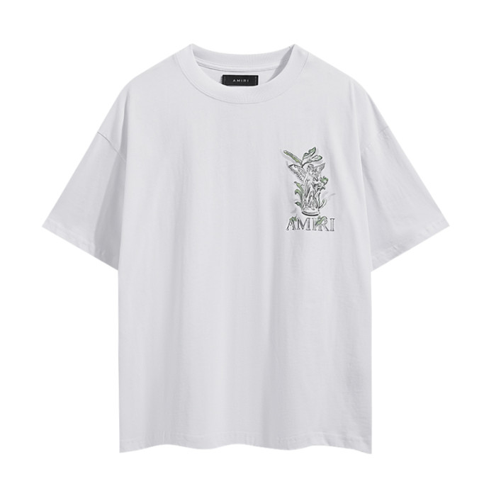 Green Leaf Angel Sculpture Sketch Double Side Print Tee 2 colors 29324270