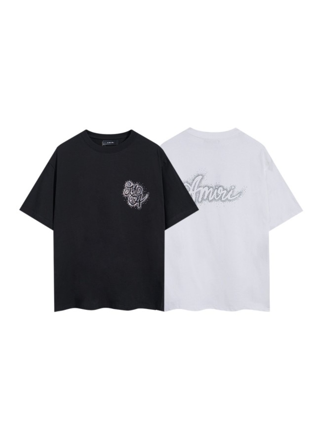 Glitter Cursive MA Badge Double Side Print Tee 2 colors 29324275