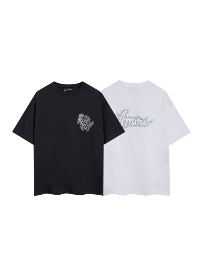Glitter Cursive MA Badge Double Side Print Tee 2 colors 29324275