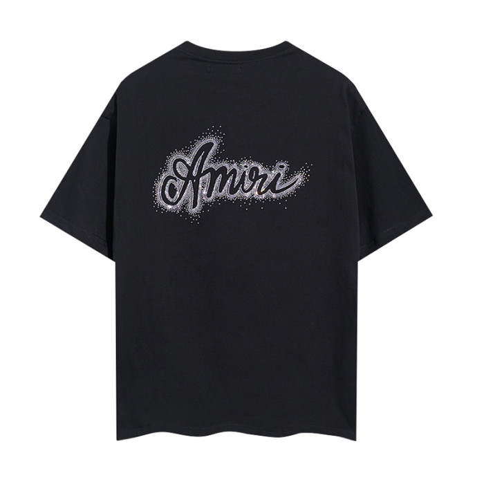 Glitter Cursive MA Badge Double Side Print Tee 2 colors 29324275