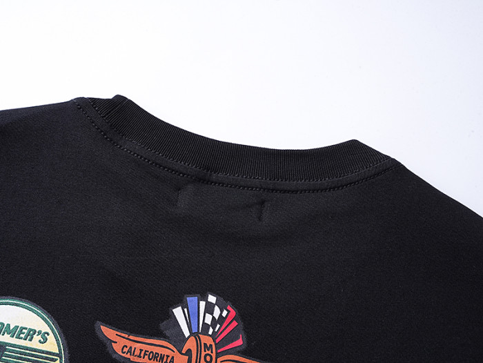 Vintage Multi Badge Sticker Double Side Print Tee 2 colors 29324262
